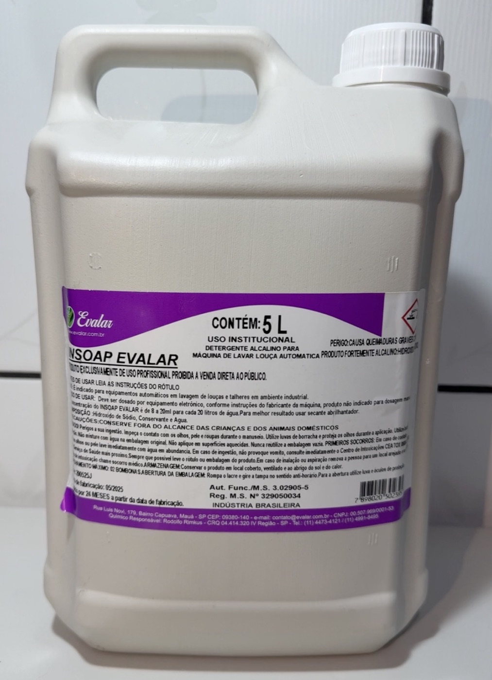 Detergente Máquina Lava Louças 5L Profissional – Remove Gordura Pesada | Alto Rendimento — imagem 4