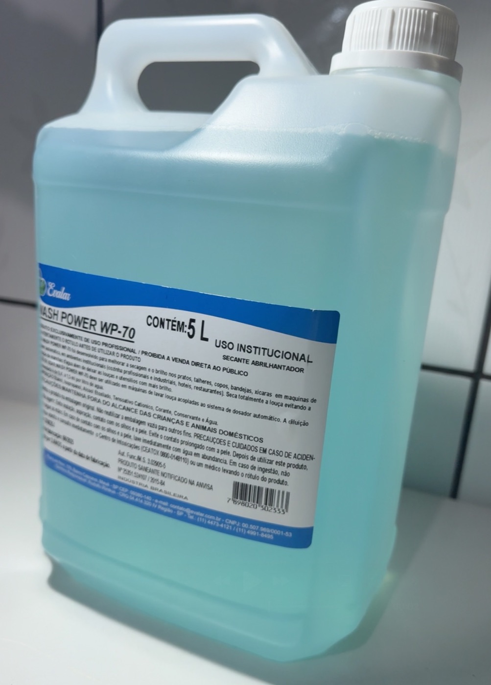 Secante Abrilhantador Lava Louças 5L Profissional Alto Rendimento Sem Manchas — imagem 4