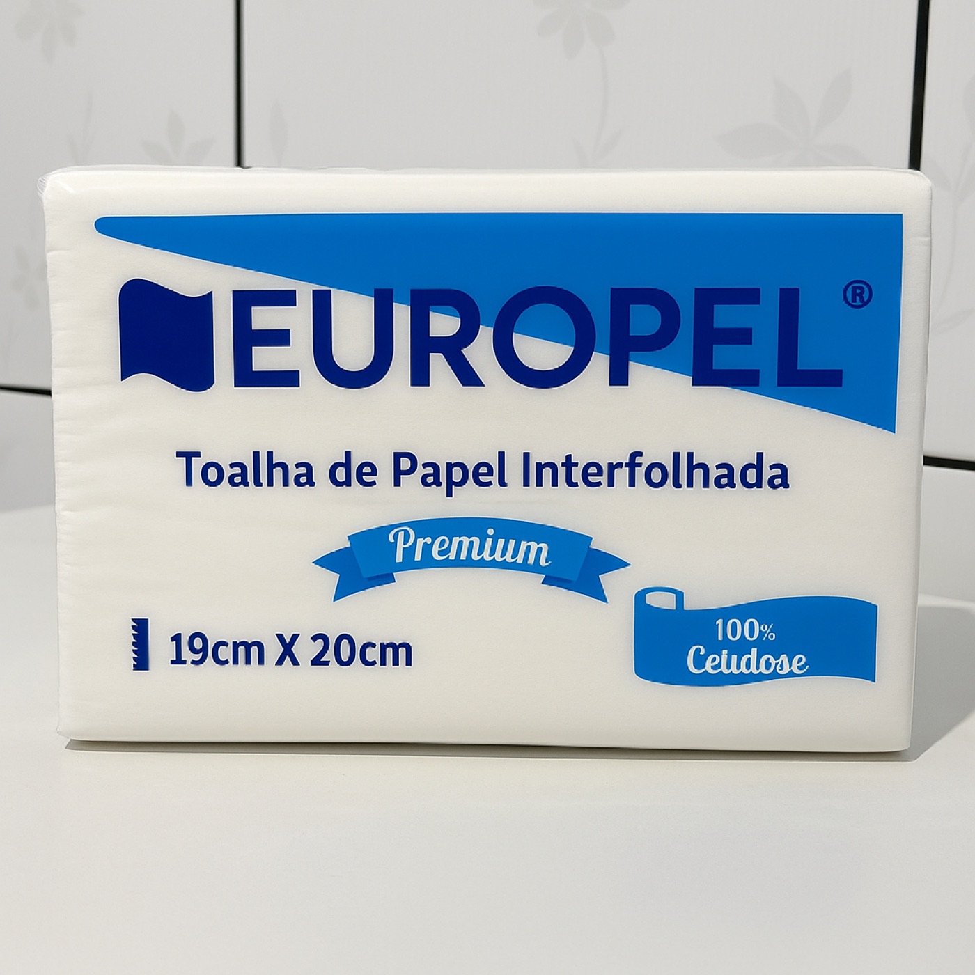 5 Pacotes Papel Toalha Interfolha Premium - 5000 folhas - Uso Institucional/Comercial (100% celulose) — imagem 1