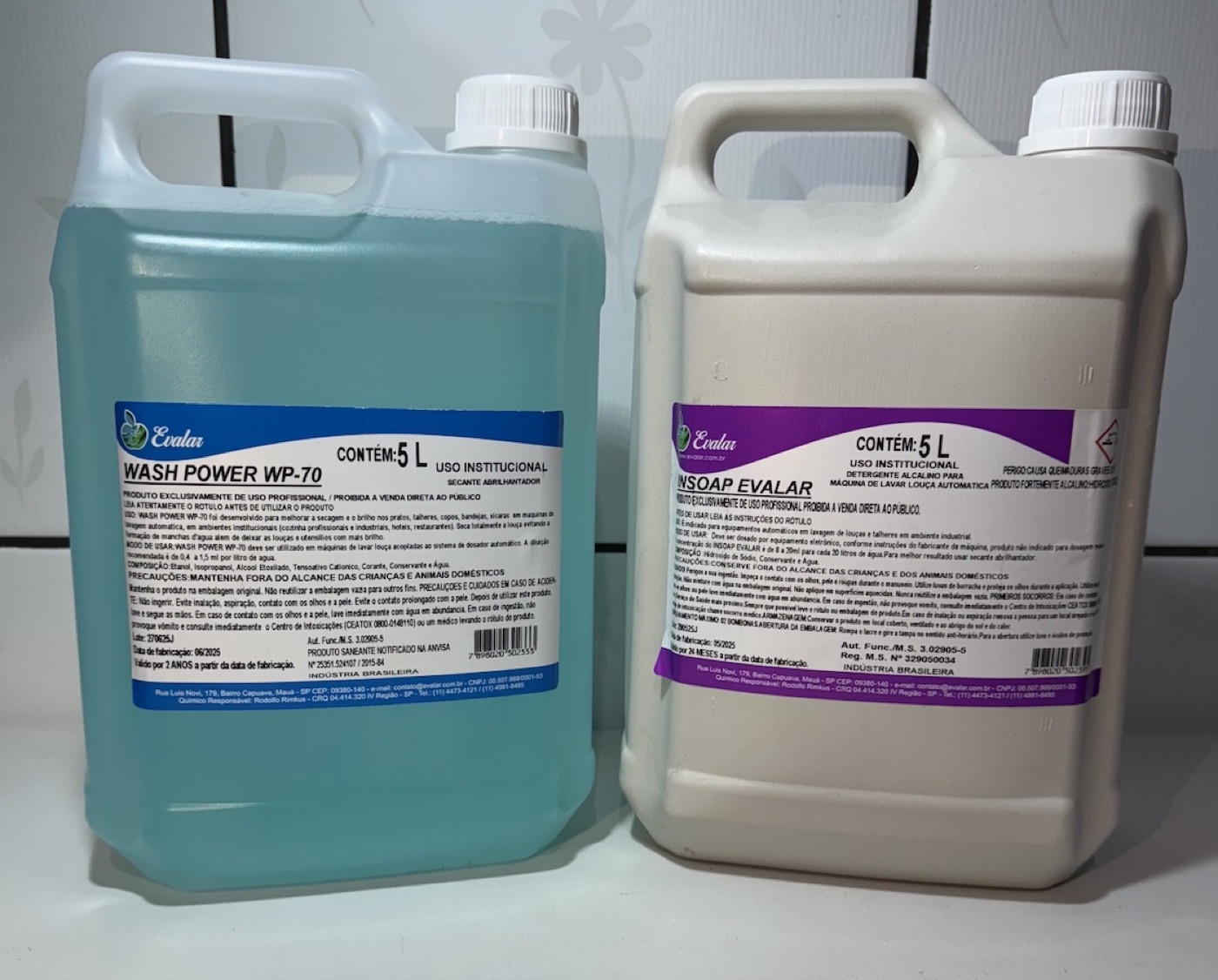 Kit Completo Lava Louças Profissional 10L Detergente + Secante Sem Manchas Alto Brilho — imagem 2