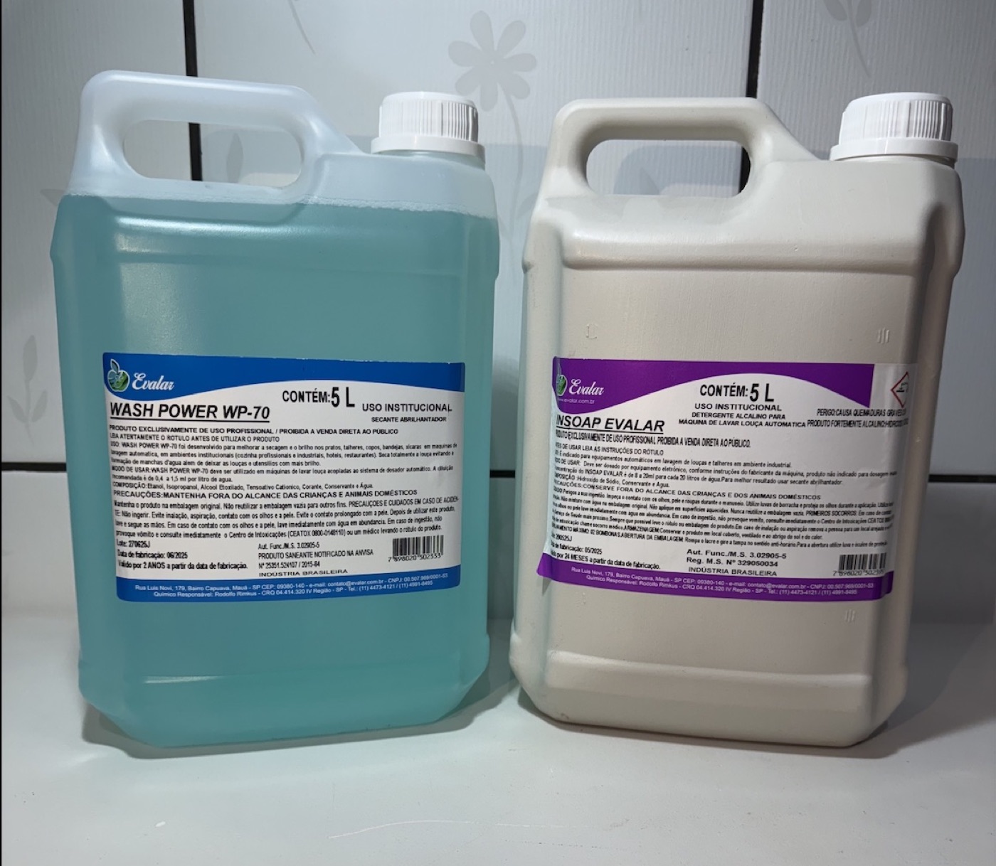 Kit Completo Lava Louças Profissional 10L Detergente + Secante Sem Manchas Alto Brilho — imagem 3