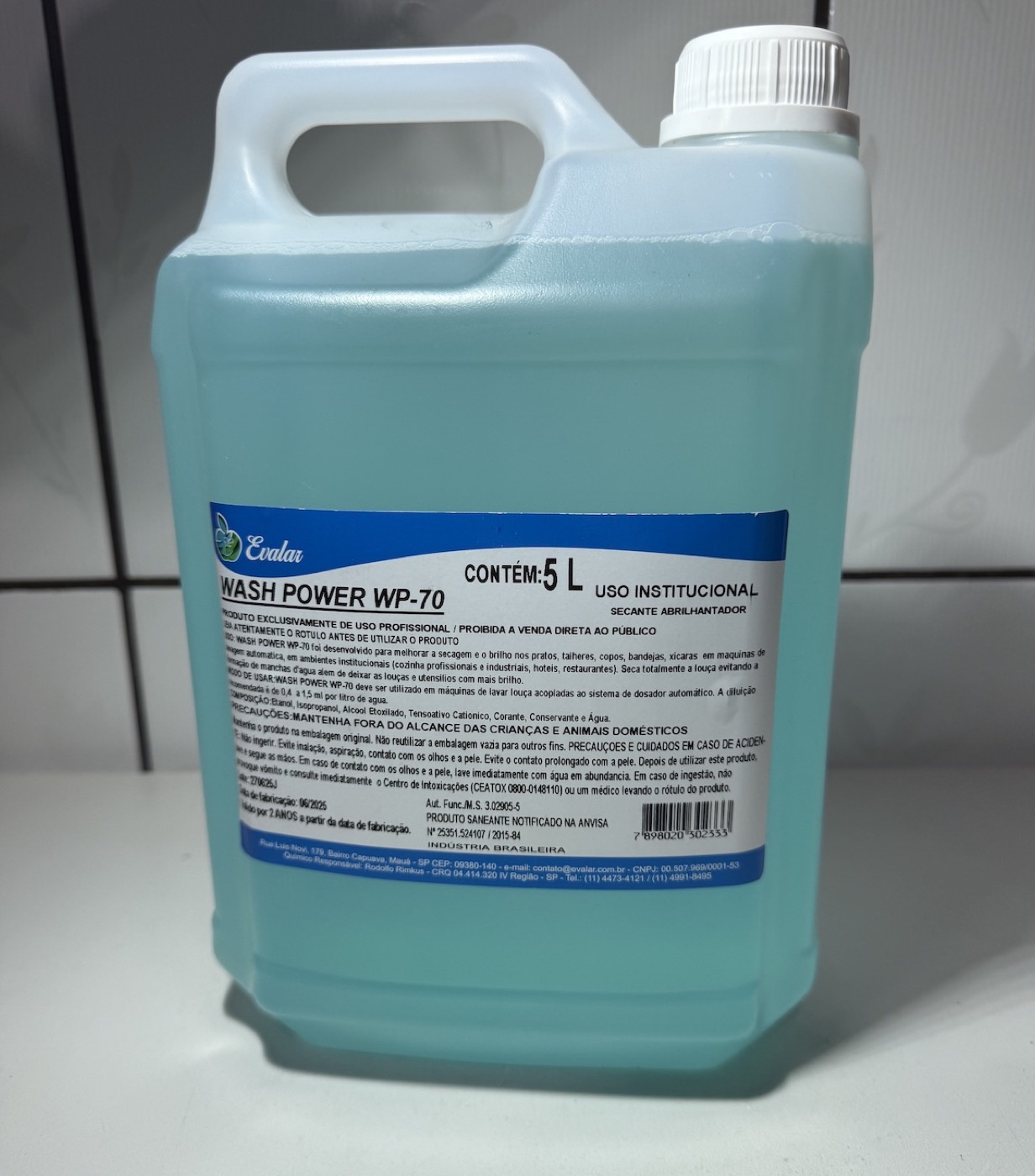 Kit Completo Lava Louças Profissional 10L Detergente + Secante Sem Manchas Alto Brilho — imagem 4