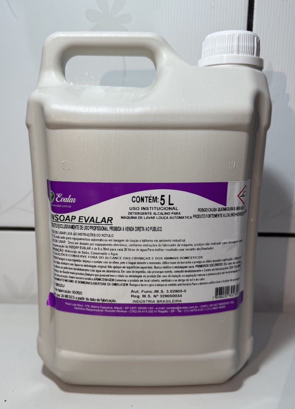 Kit Completo Lava Louças Profissional 10L Detergente + Secante Sem Manchas Alto Brilho — imagem 5