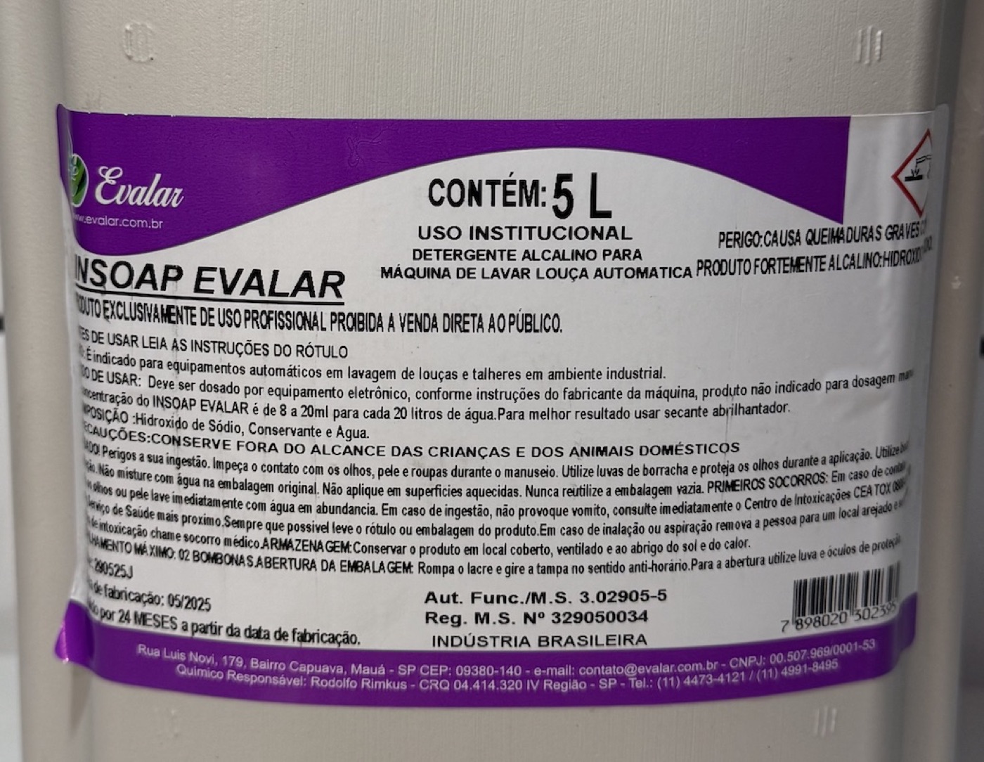 Kit Completo Lava Louças Profissional 10L Detergente + Secante Sem Manchas Alto Brilho — imagem 7